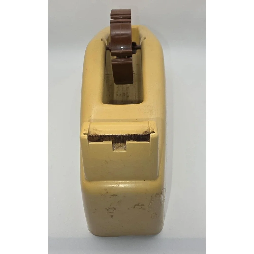 Vintage Scotch 3M C-23 Heavy Duty Tape Dispenser‎ Tan Beige Weighted Model 25100